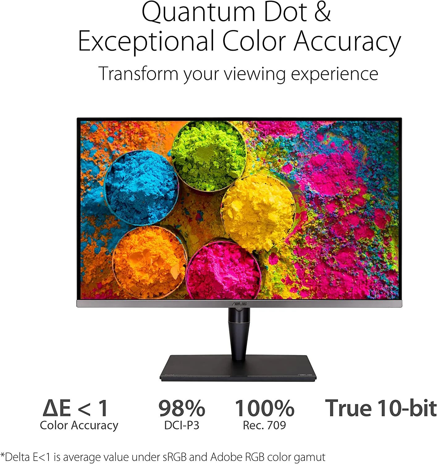 ASUS ProArt Display PA32UCG-K - 32-inch, 4K HDR, 1600 nits, 1,152 zones Mini LED Backlight, 120Hz VRR, FreeSync2 HDR, Dolby Vision, HDR-10, ProArt Hardware Calibration, Thunderboltª 3, HDMI(v2.1), VESA DisplayHDR 1400 (Certified Refurbished) - Image 4