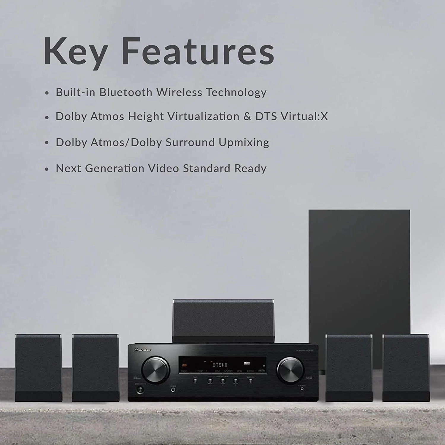 Pioneer HTP-076 5.1-Channel Home Theater Package (Certified Refurbished) - Image 2