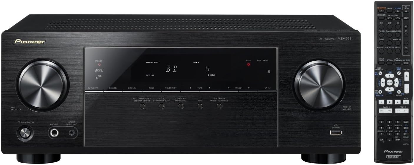 Pioneer VSX-523 5.1-Channel A/V Receiver (Certified Refurbished) - Image 2