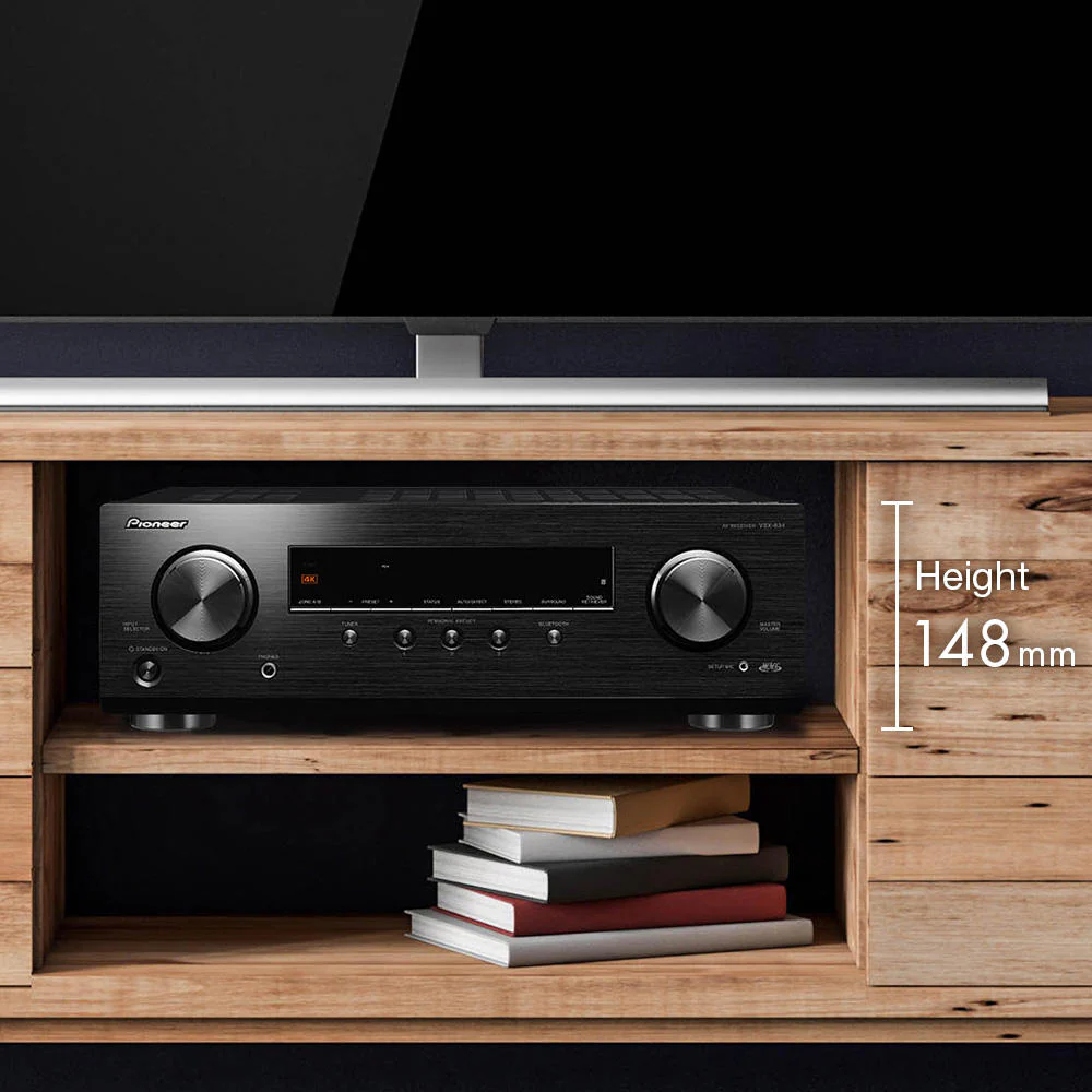 Pioneer VSX-534 5.2 Channel 4K Atmos DTS:X Bluetooth 750W A/V Receiver (Certified Refurbished) - Image 5
