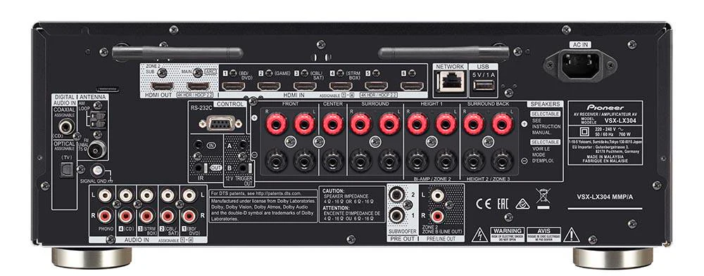 Pioneer VSX-LX304 9.2-ch Network AV Receiver (Certified Refurbished) - Image 2