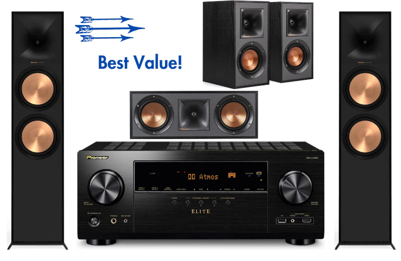 Pioneer Elite VSX-LX305 9.2 Channel Receiver | Klipsch R-800F Floor Standing Speaker Bundle (Certified Refurbished) - Image 2
