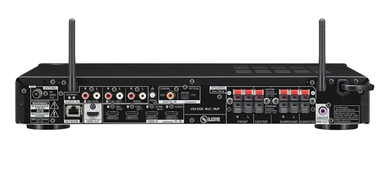 Pioneer VSX-S520 Slim 5.1 Channel A/V Receiver (Certified Refurbished) - Image 2
