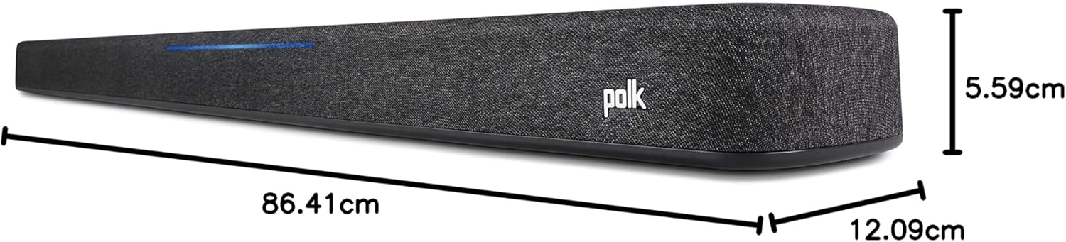Polk Audio React Sound Bar, Dolby & DTS Virtual Surround Sound, Next Gen Alexa Voice Engine with Calling & Messaging Built-in (refurbished) - Image 2