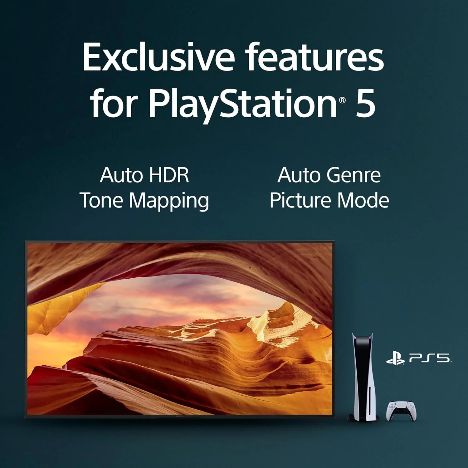 Sony 55 inch X77L LED 4K Ultra HD HDR Smart Google TV with Google Assistant and Exclusive Features for PlayStation 5 (KD55X77L) (Refurbished) - Image 9