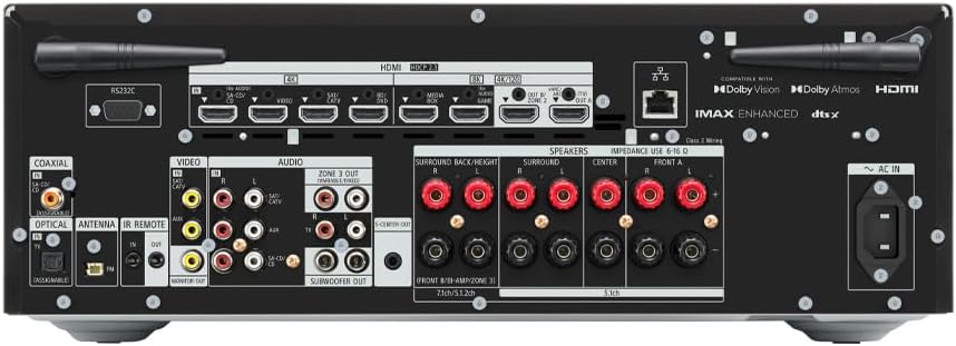 Sony STR-AZ1000ES 7.2 Channel 8K A/V Receiver (Certified Refurbished) - Image 4