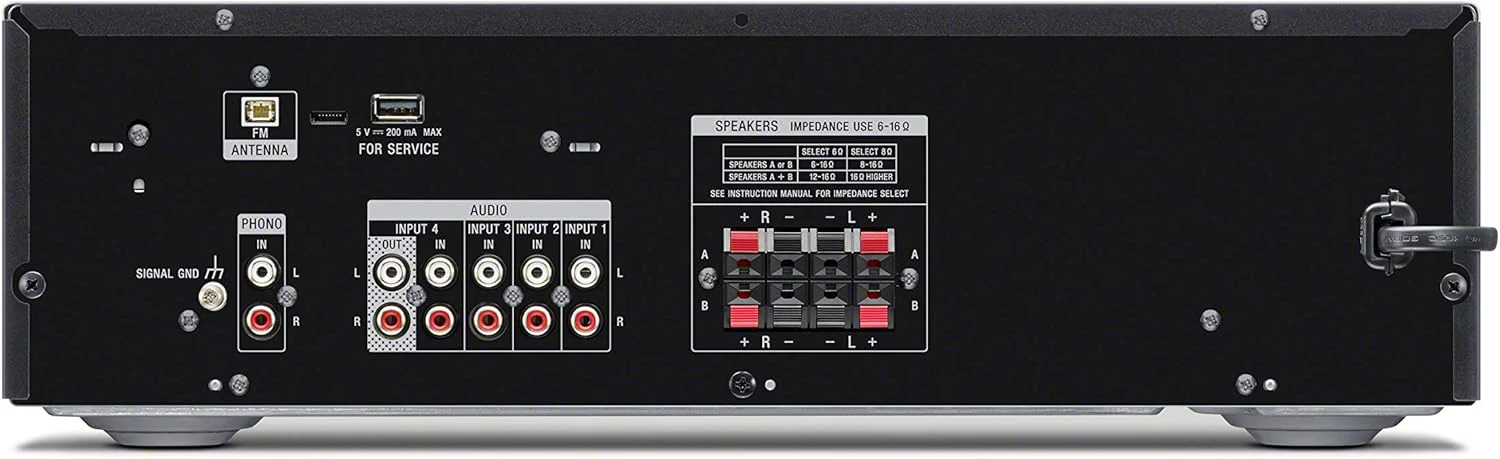 Sony STR-DH190 Stereo Receiver Phono Input and Bluetooth Connectivity (Certified Refurbished) - Image 4