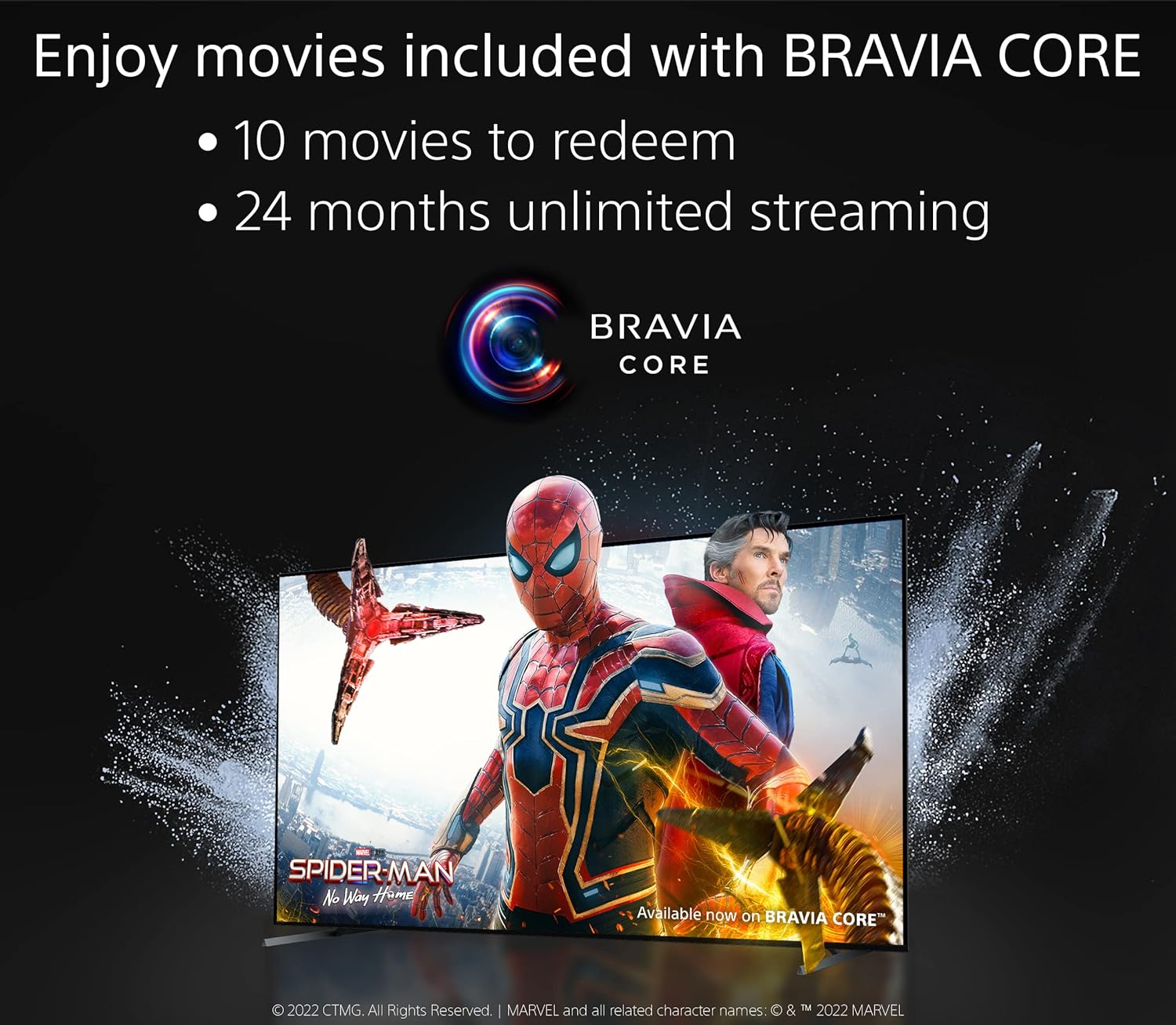 Sony XR-65A95K 65 inch BRAVIA XR OLED 4K Ultra HD HDR QD-OLED Smart Google TV with Dolby Vision & Atmos (Refurbished) - Image 9