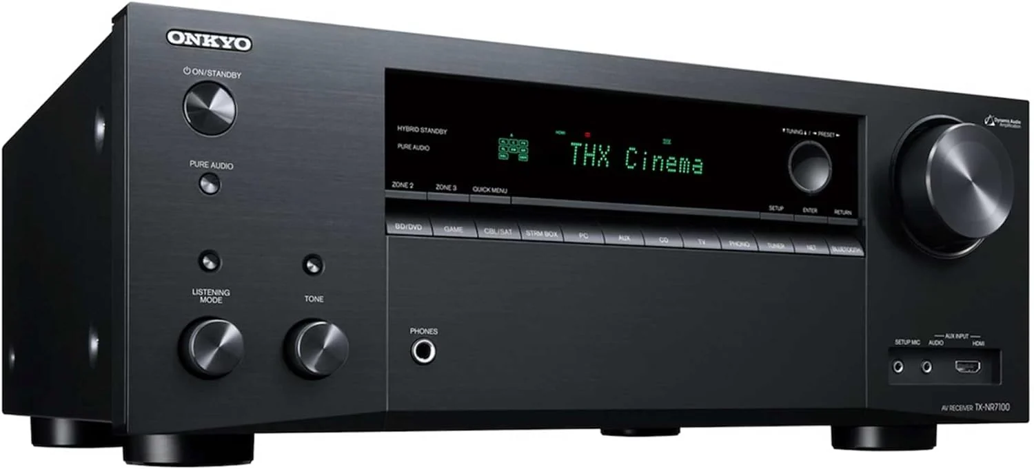 Onkyo TX-NR7100 9.2-Channel 8K/4K Network A/V Receiver, 220W Per Channel at 6 Ohms (Certified Refurbished) - Image 3