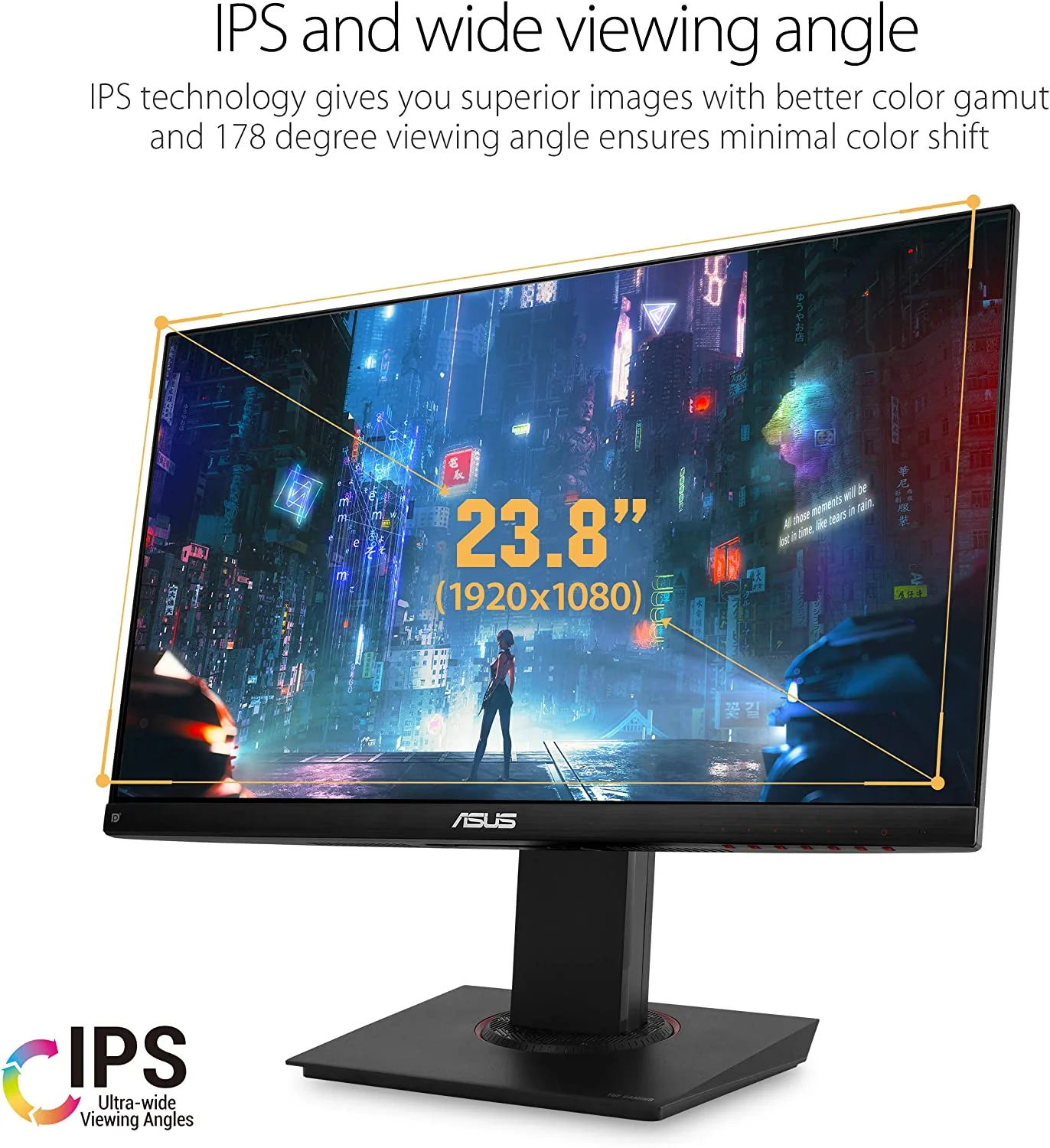 ASUS TUF Gaming VG249Q 23.8” Monitor 144Hz Full HD (1920 x 1080) 1ms IPS ELMB FreeSync Eye Care DisplayPort HDMI D-Sub (Certified Refurbished) - Image 3