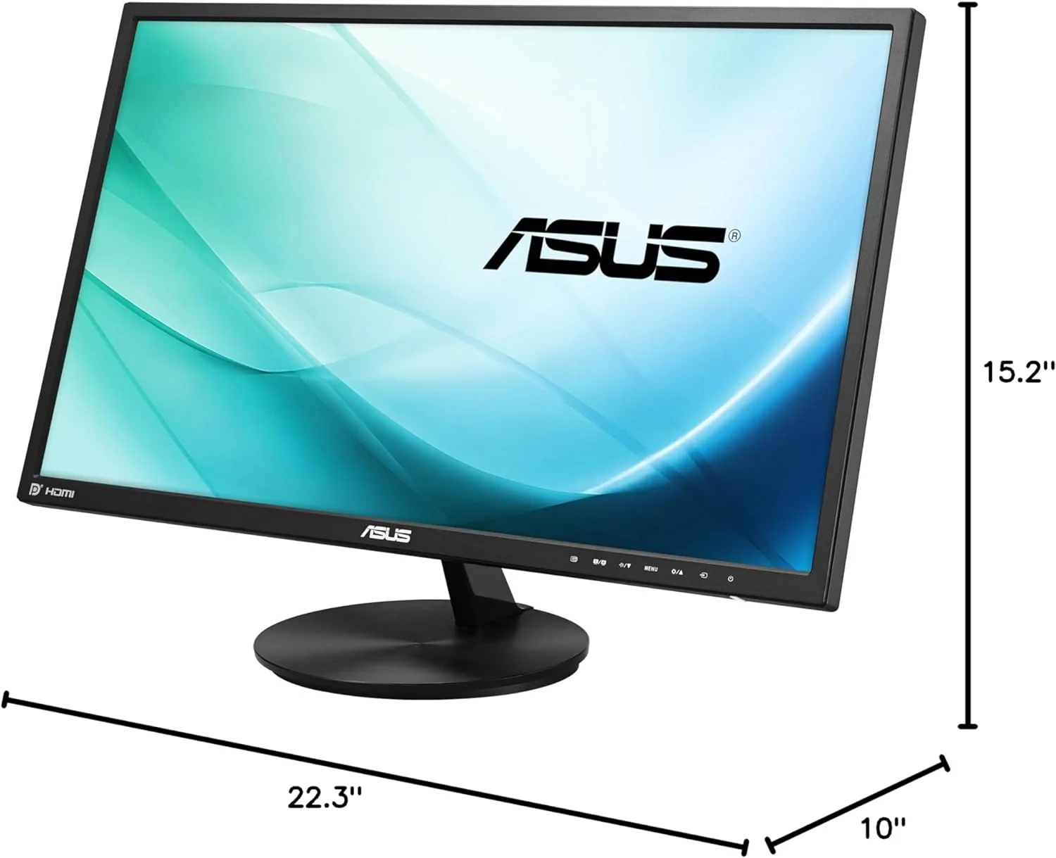 Asus VN248Q-P Full HD Monitor (Certified Refurbished) - Image 2