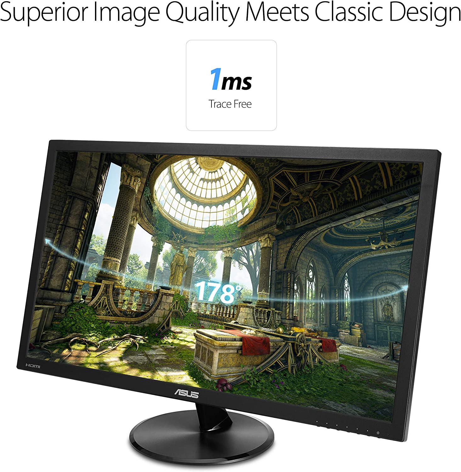 Asus VP228HE Full HD Monitor (Certified Refurbished) - Image 2