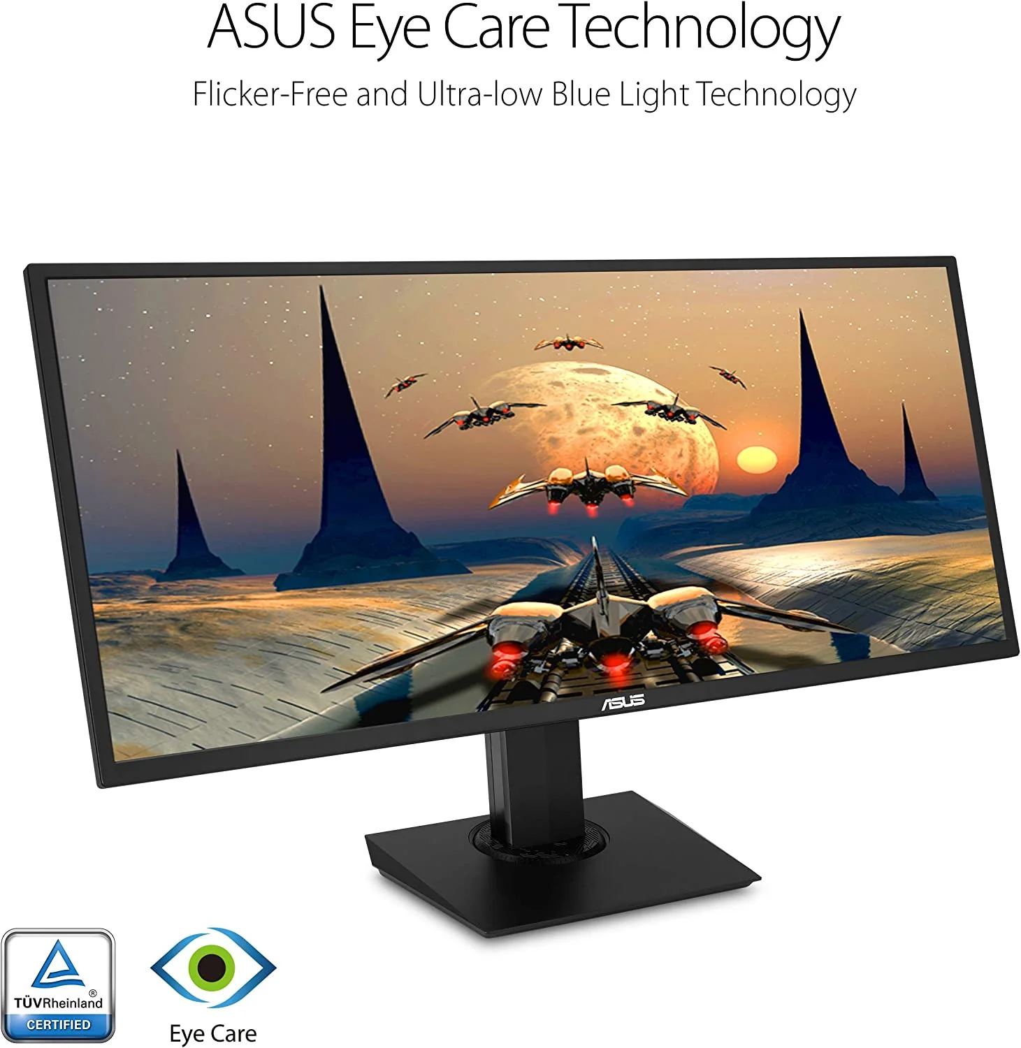 Asus VP348QGL Ultra-Wide Curved Monitor (Certified Refurbished) - Image 4