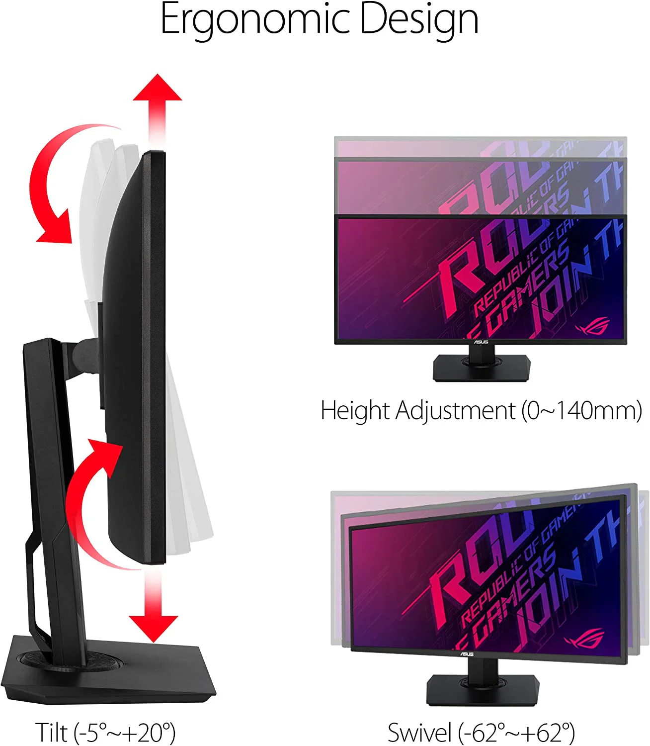 Asus VP348QGL Ultra-Wide Curved Monitor (Certified Refurbished) - Image 6