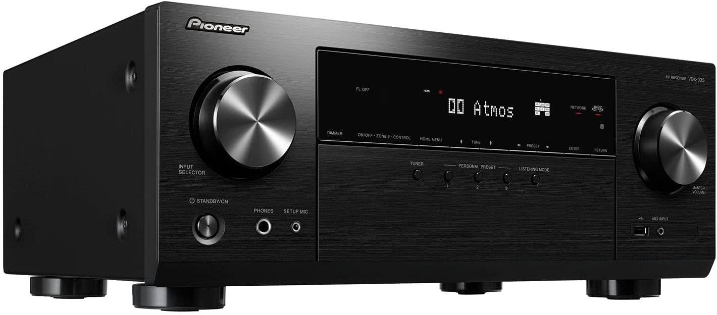 Pioneer VSX-935 7.2 Channel 8K Ultra HD Network AV Receiver (Certified Refurbished) - Image 2