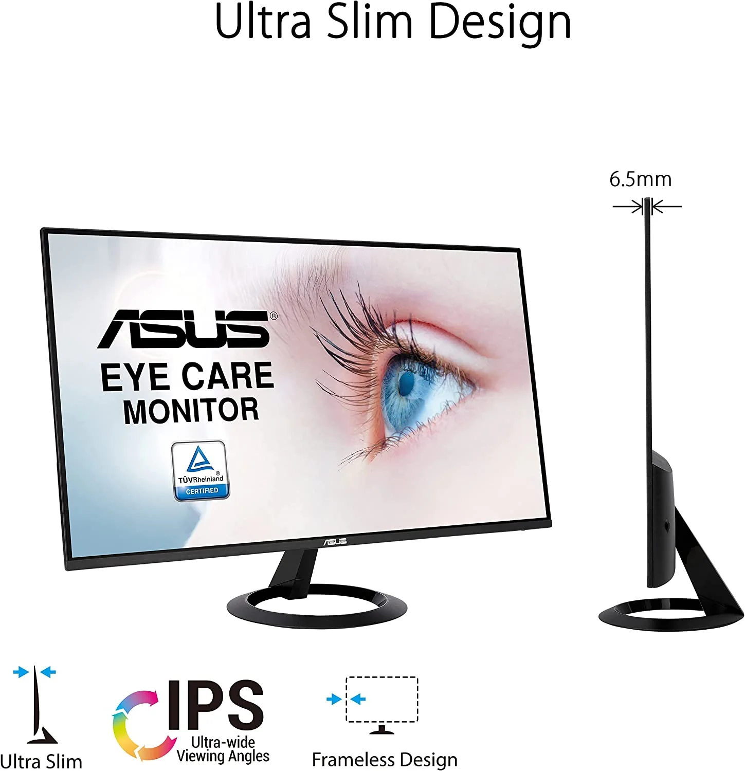 Asus VZ27EHE Full HD Monitor (Certified Refurbished) - Image 3