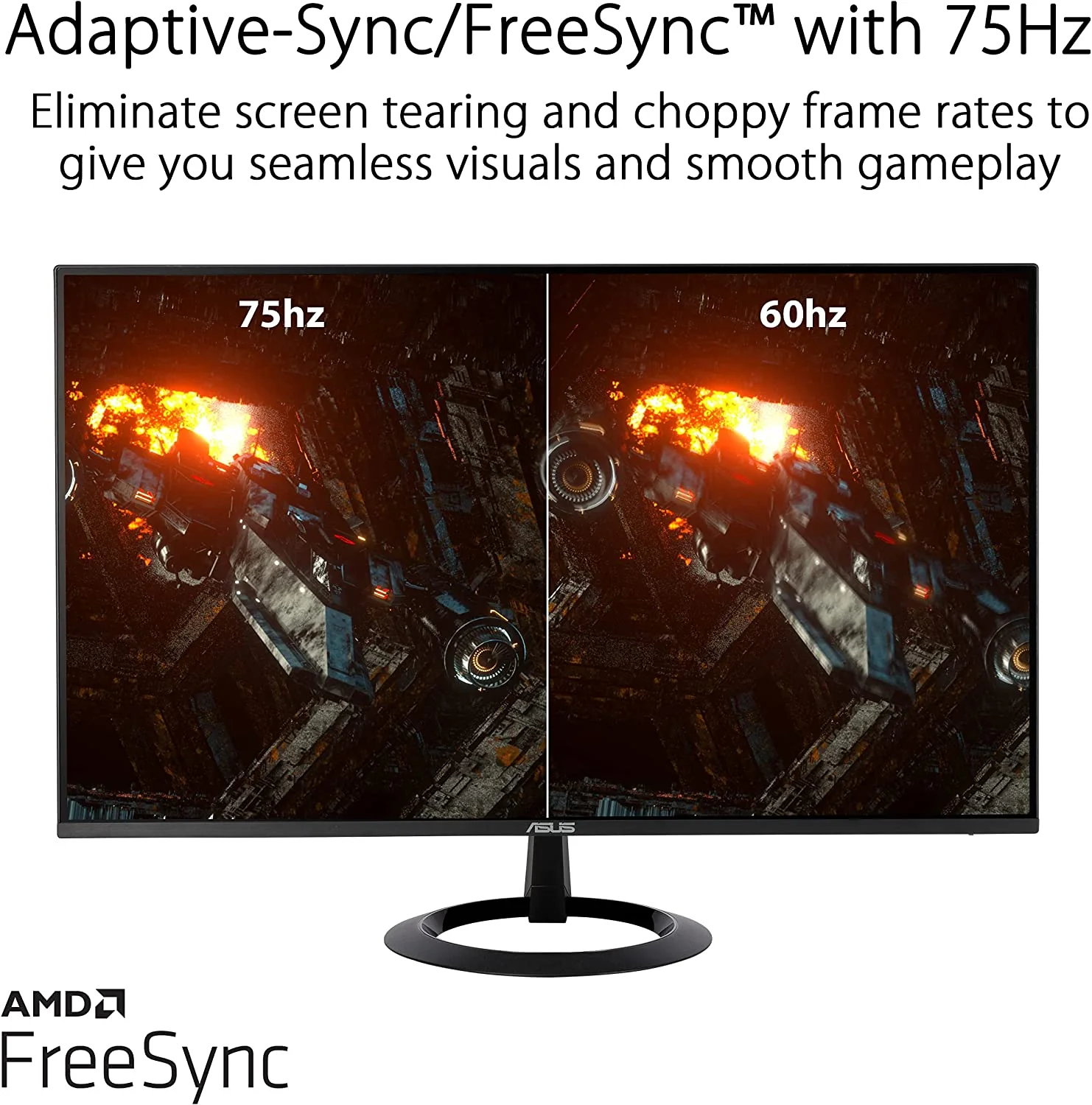 Asus VZ27EHE Full HD Monitor (Certified Refurbished) - Image 4