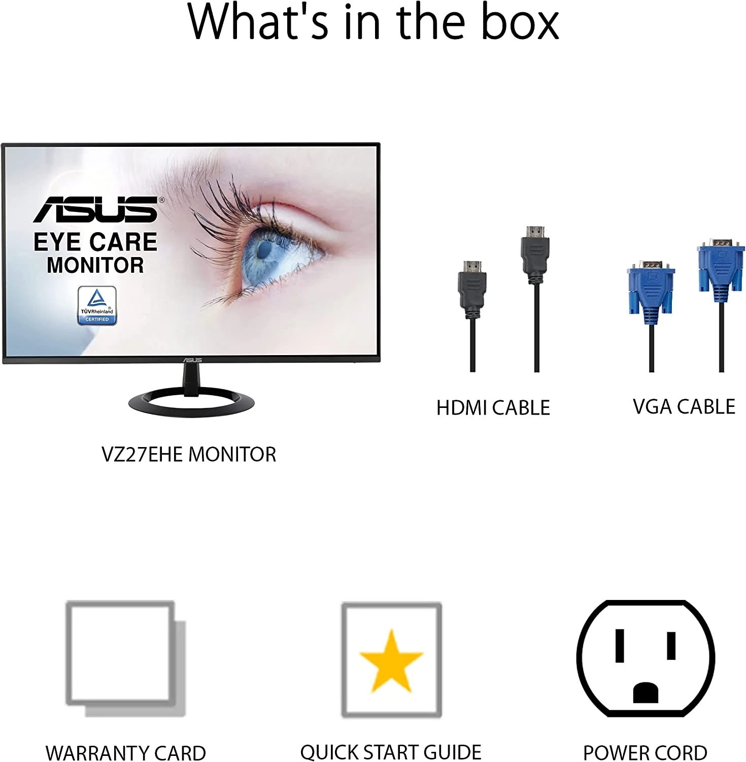 Asus VZ27EHE Full HD Monitor (Certified Refurbished) - Image 8