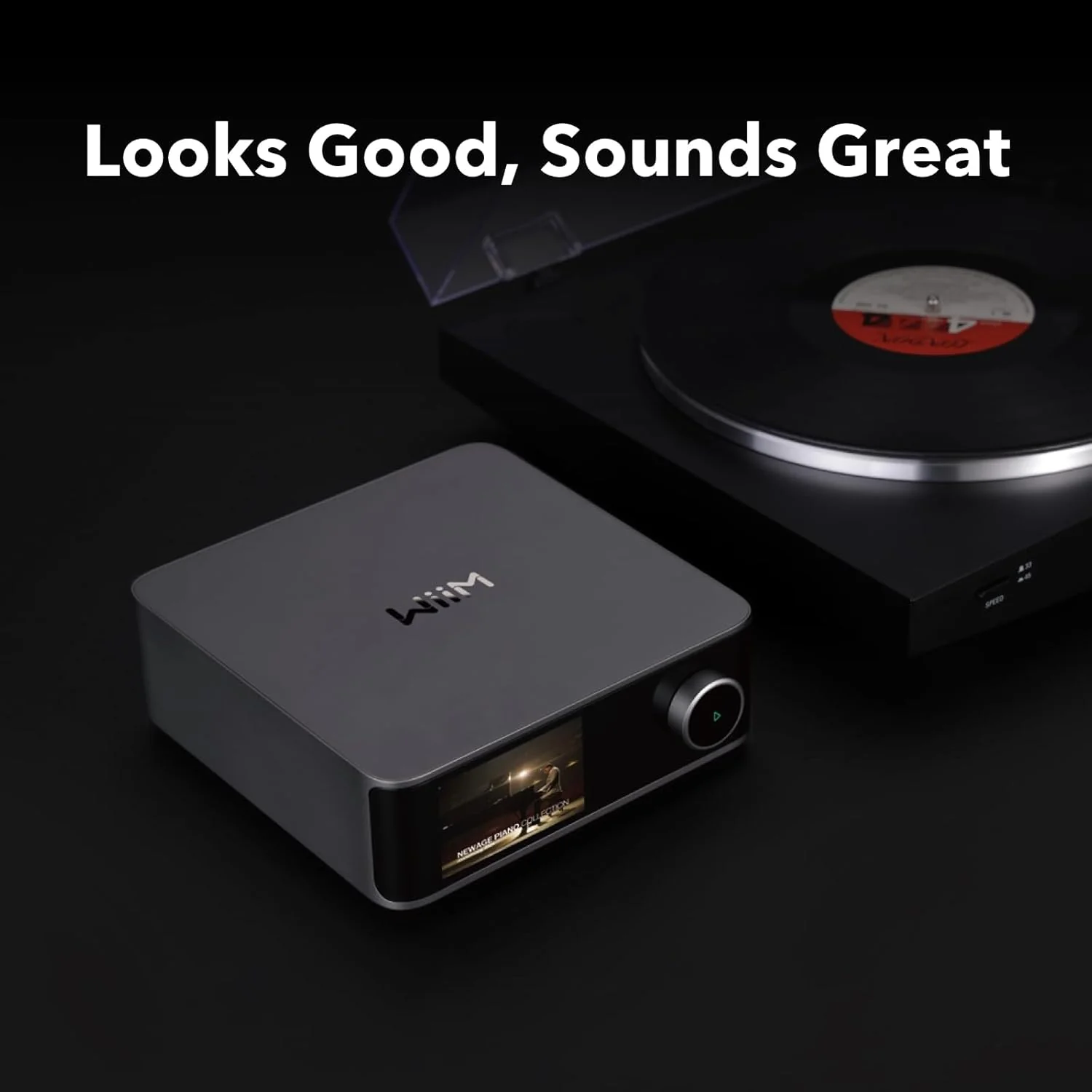 WiiM Ultra Music Streamer & Digital Preamp | 3.5" Touchscreen, Compatible with Google Cast & Alexa, Stream Spotify, Amazon Music, Tidal & More | HDMI ARC, Phono Input & Headphone Output (Certified Refurbished) - Image 3