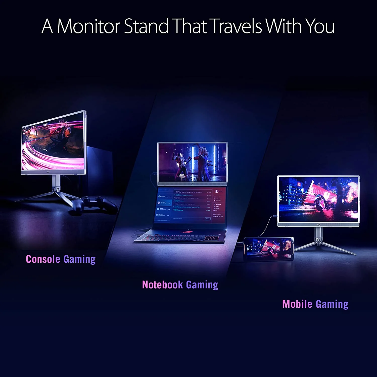 Asus ROG Strix XG16AHP-W Portable Gaming Monitor (Certified Refurbished) - Image 2