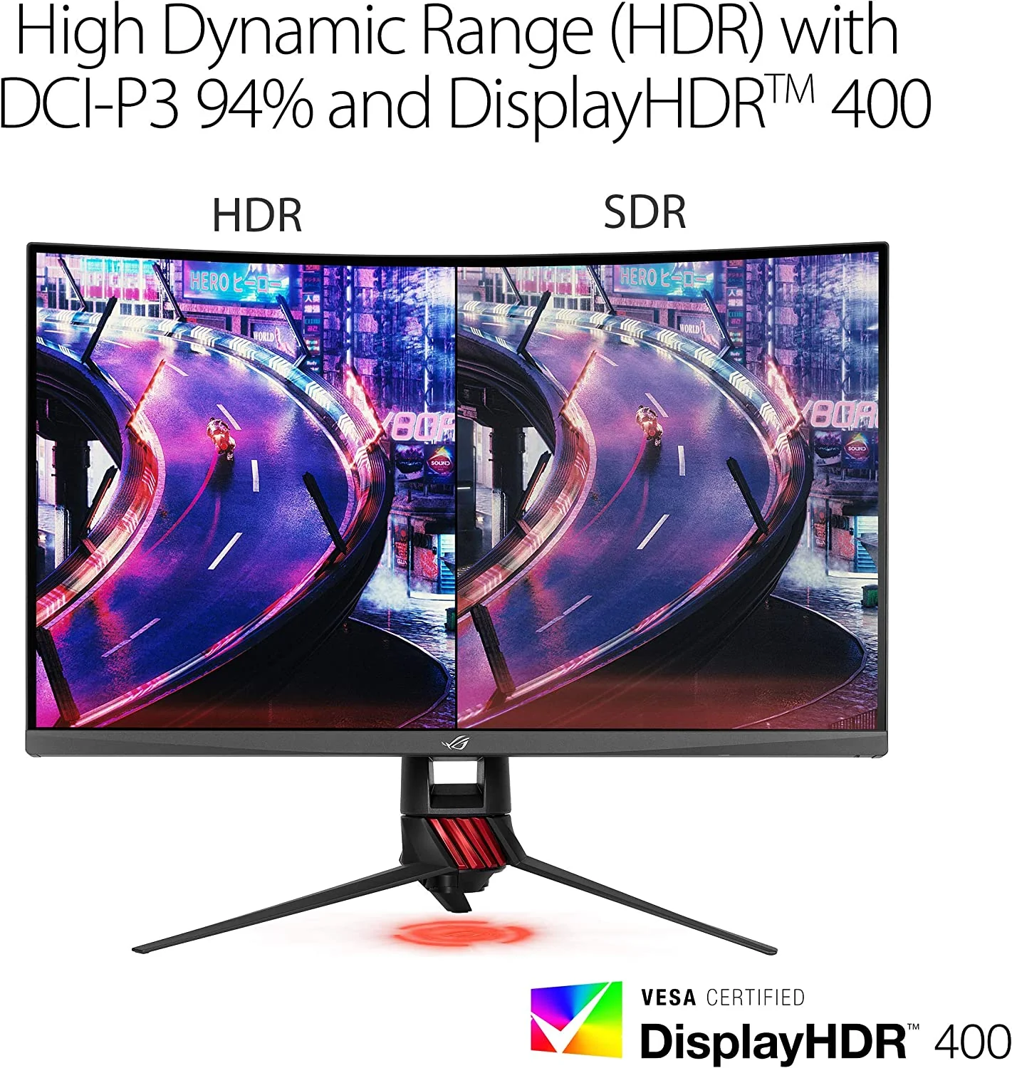 Asus ROG Strix XG32VQR Gaming Monitor (Certified Refurbished) - Image 2