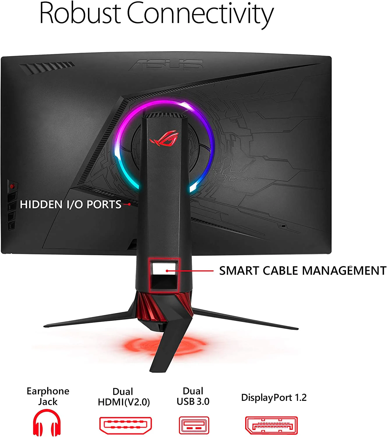 Asus ROG Strix XG32VQR Gaming Monitor (Certified Refurbished) - Image 4