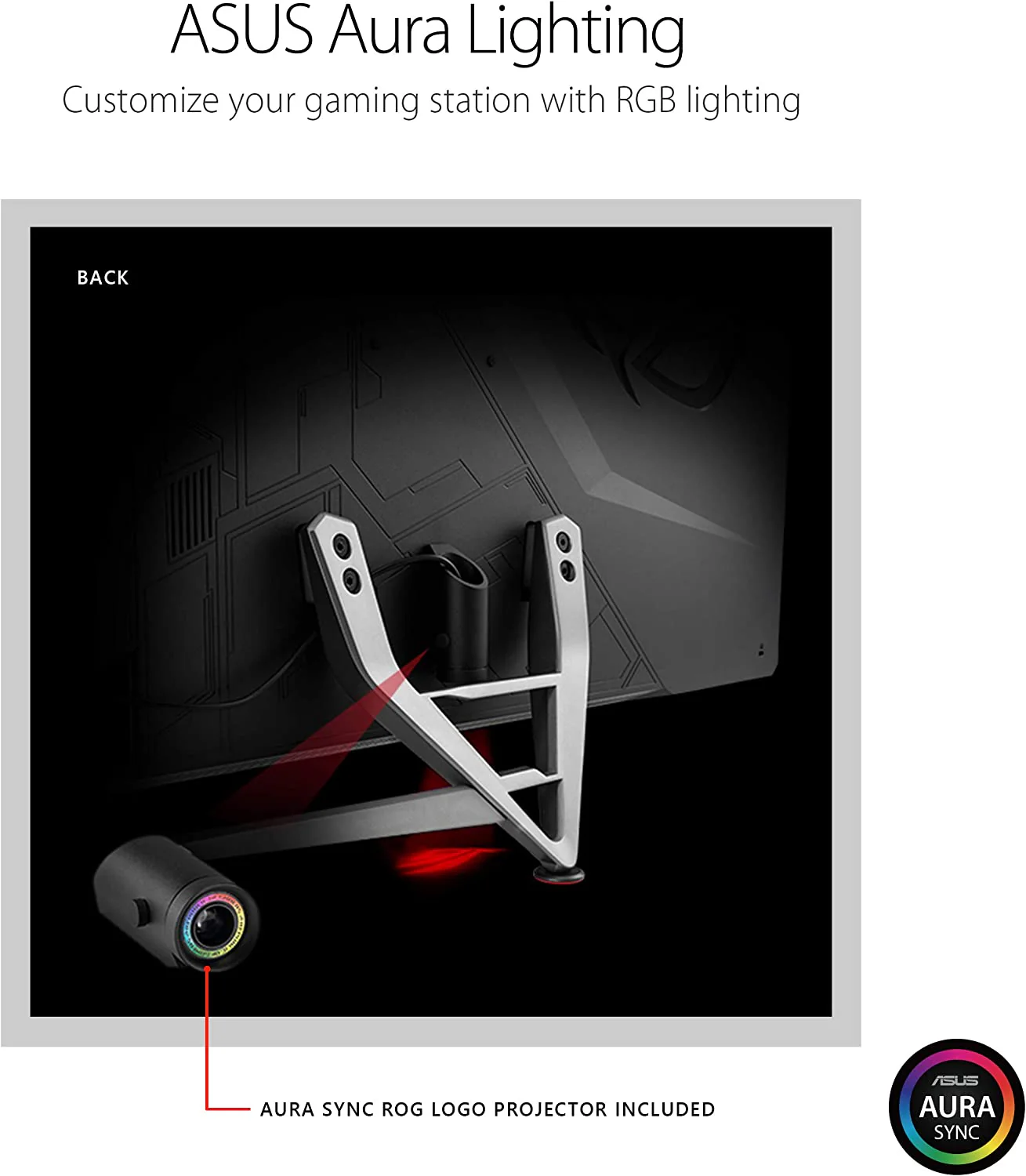 Asus ROG Strix XG438Q HDR Large Gaming Monitor — 43-inch, 4K (3840 x 2160), 120 Hz, FreeSync™ 2 HDR, DisplayHDR™ 600, DCI-P3 90%, Shadow Boost, 10W Speaker*2, Remote Control (Certified Refurbished) - Image 8