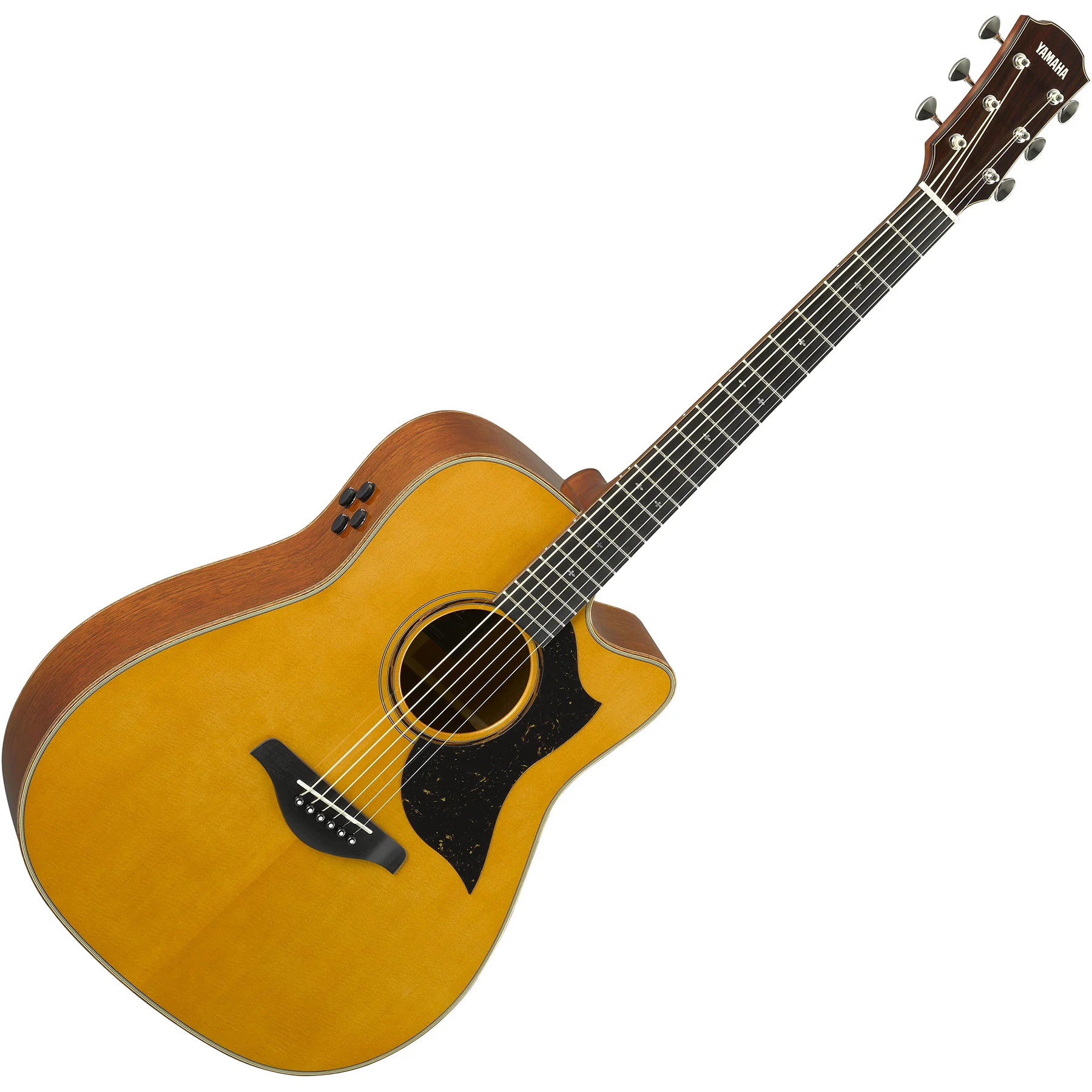 Yamaha A5M VN A Series Vintage Natural Mahogany 6 String RH Acoustic Electric Guitar (Certified Refurbished)