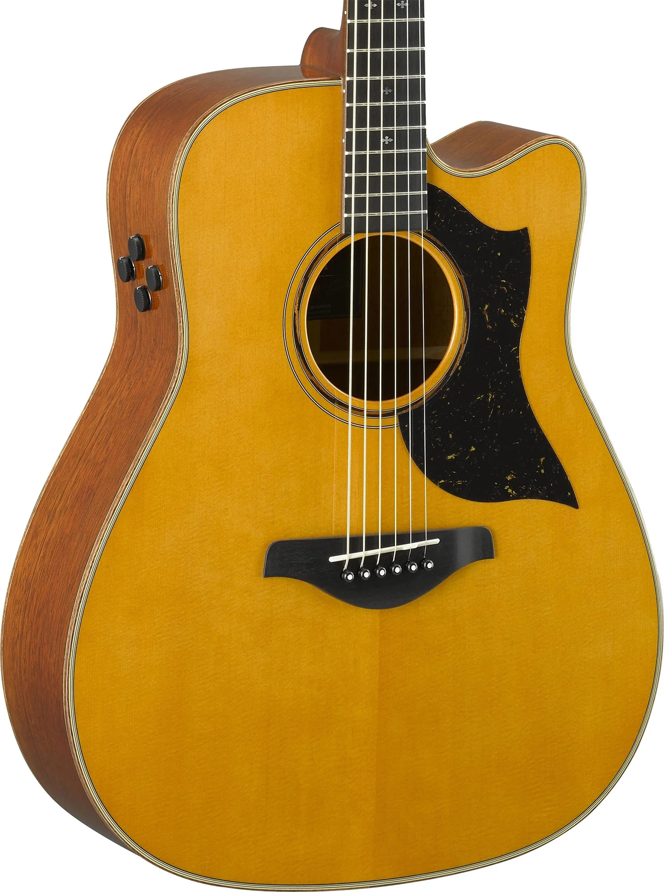 Yamaha A5M VN A Series Vintage Natural Mahogany 6 String RH Acoustic Electric Guitar (Certified Refurbished) - Image 3