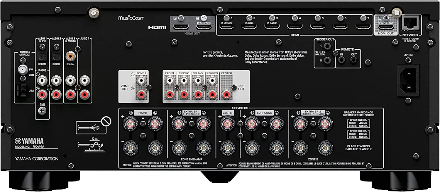 Yamaha Audio RX-A4A AVENTAGE 7.1-Channel AV Receiver (Certified Refurbished) - Image 3