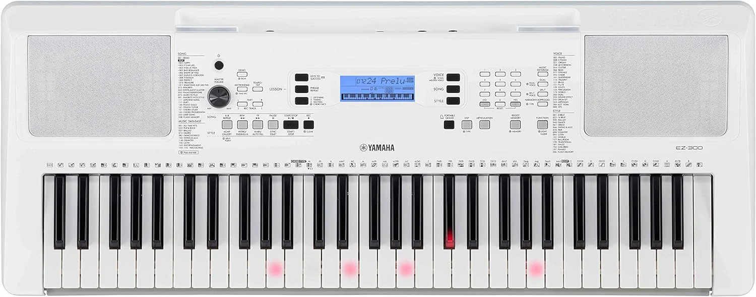 Yamaha EZ-300 61-Key Portable Keyboard with Lighted Keys (Certified Refurbished)
