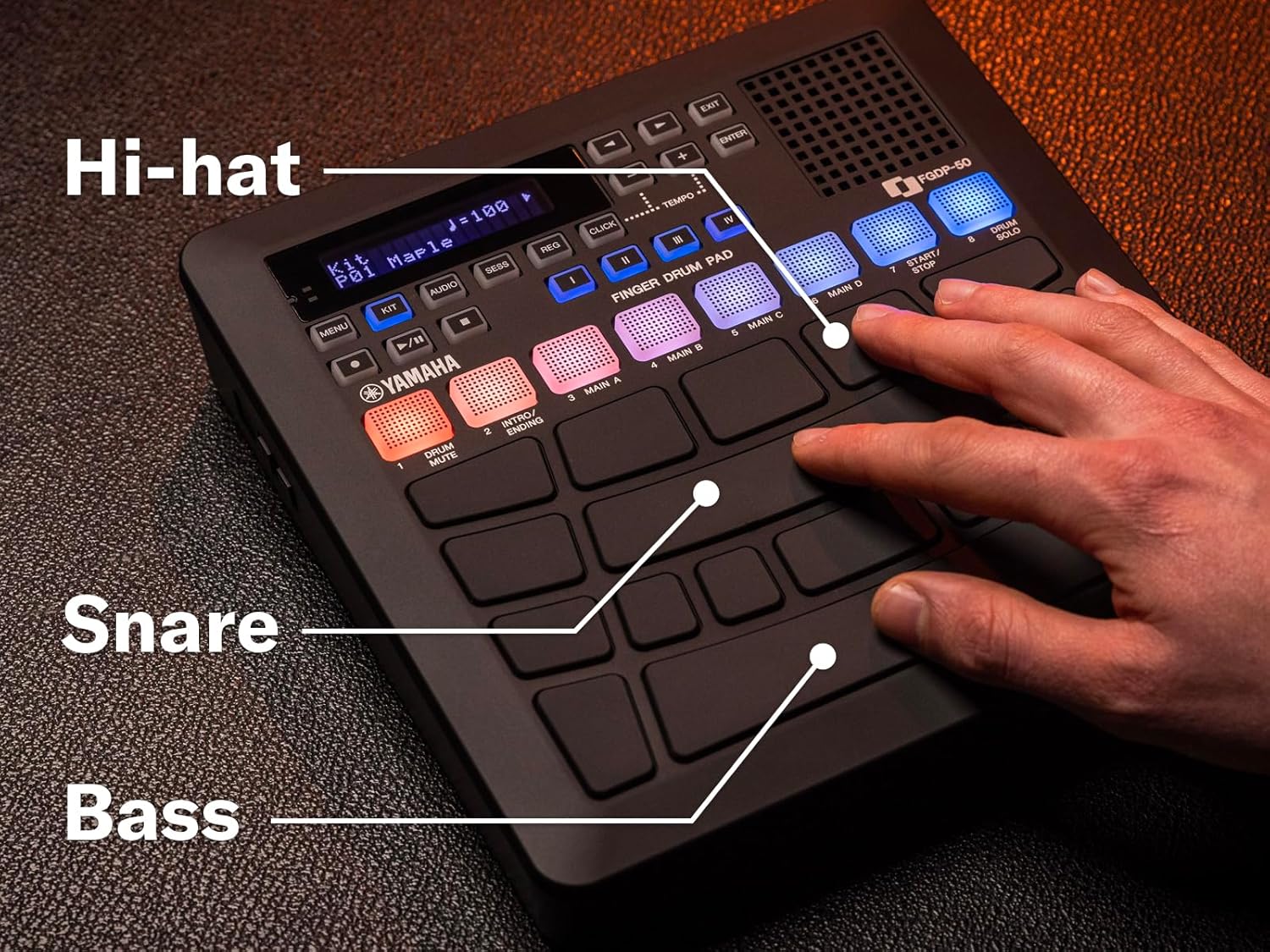 Yamaha Finger Drum Pad FGDP-50 (Certified Refurbished) - Image 9