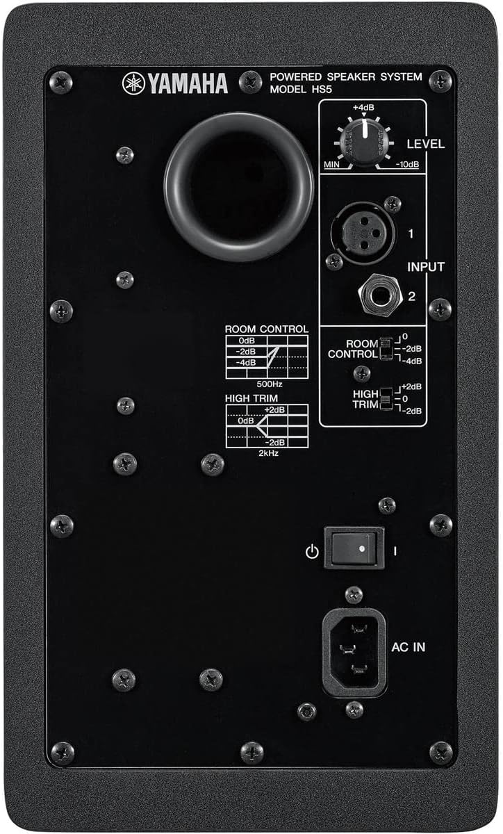 Yamaha HS5 5" Powered Studio Monitor (Black) (Certified Refurbished) - Image 3
