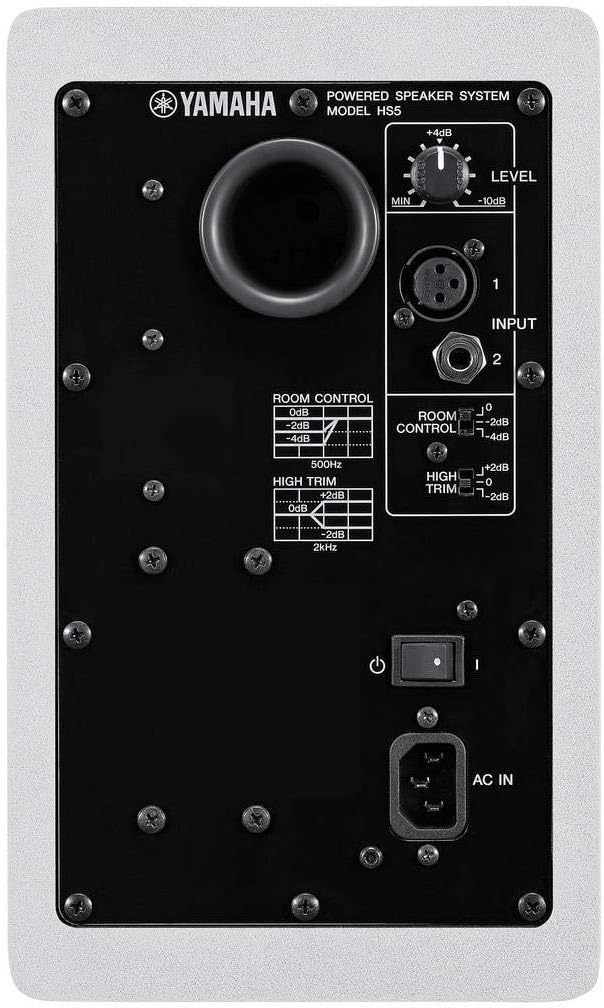 Yamaha HS5I 5" 2-Way Bi-Amplified Powered Studio Monitor w/Integrated Mounting Points (Single) (Certified Refurbished) - Image 3