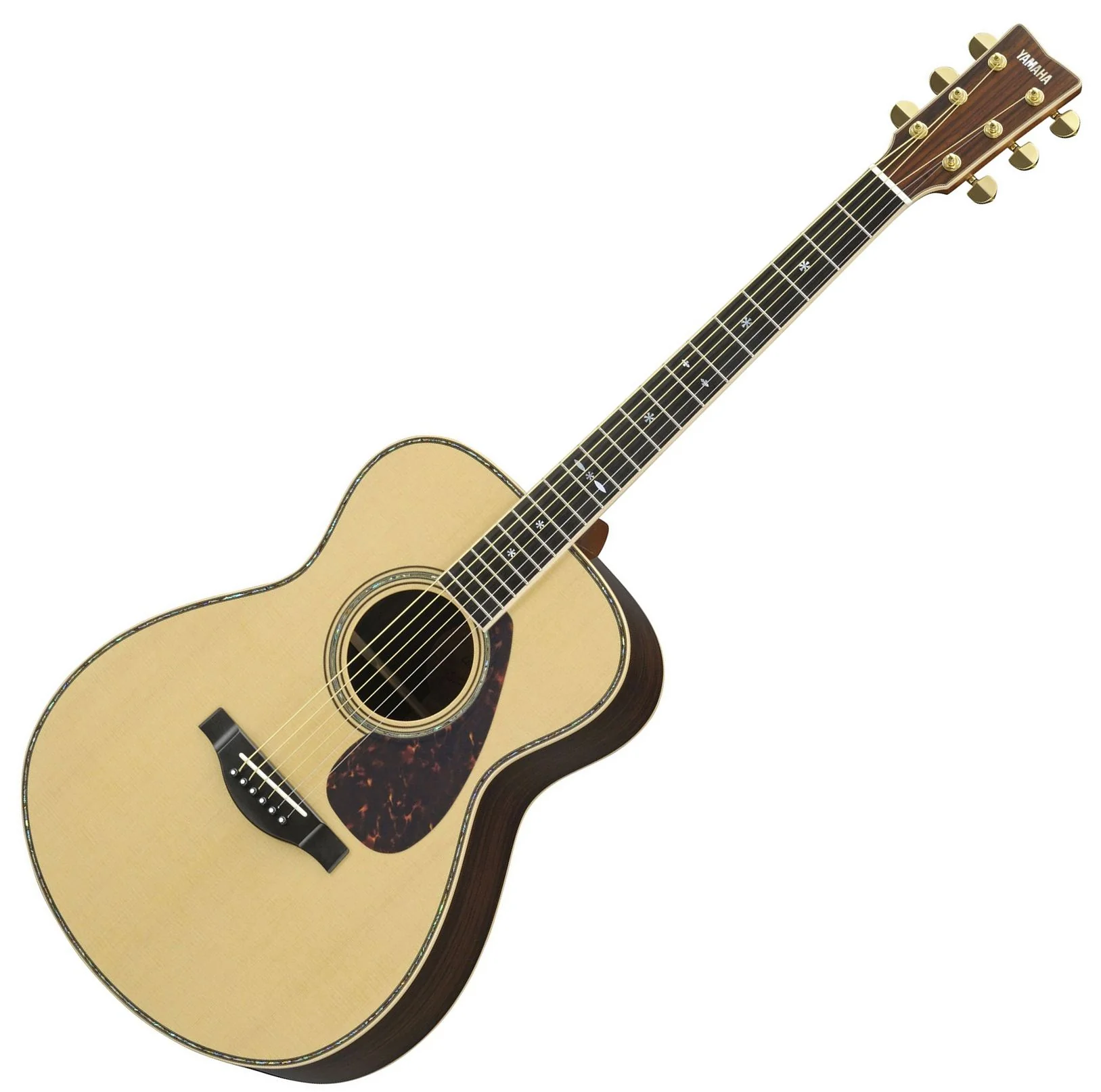 Yamaha LS36AREII L-Series Concert 6-String RH Acoustic Guitar - Natural (Certified Refurbished) - Image 2