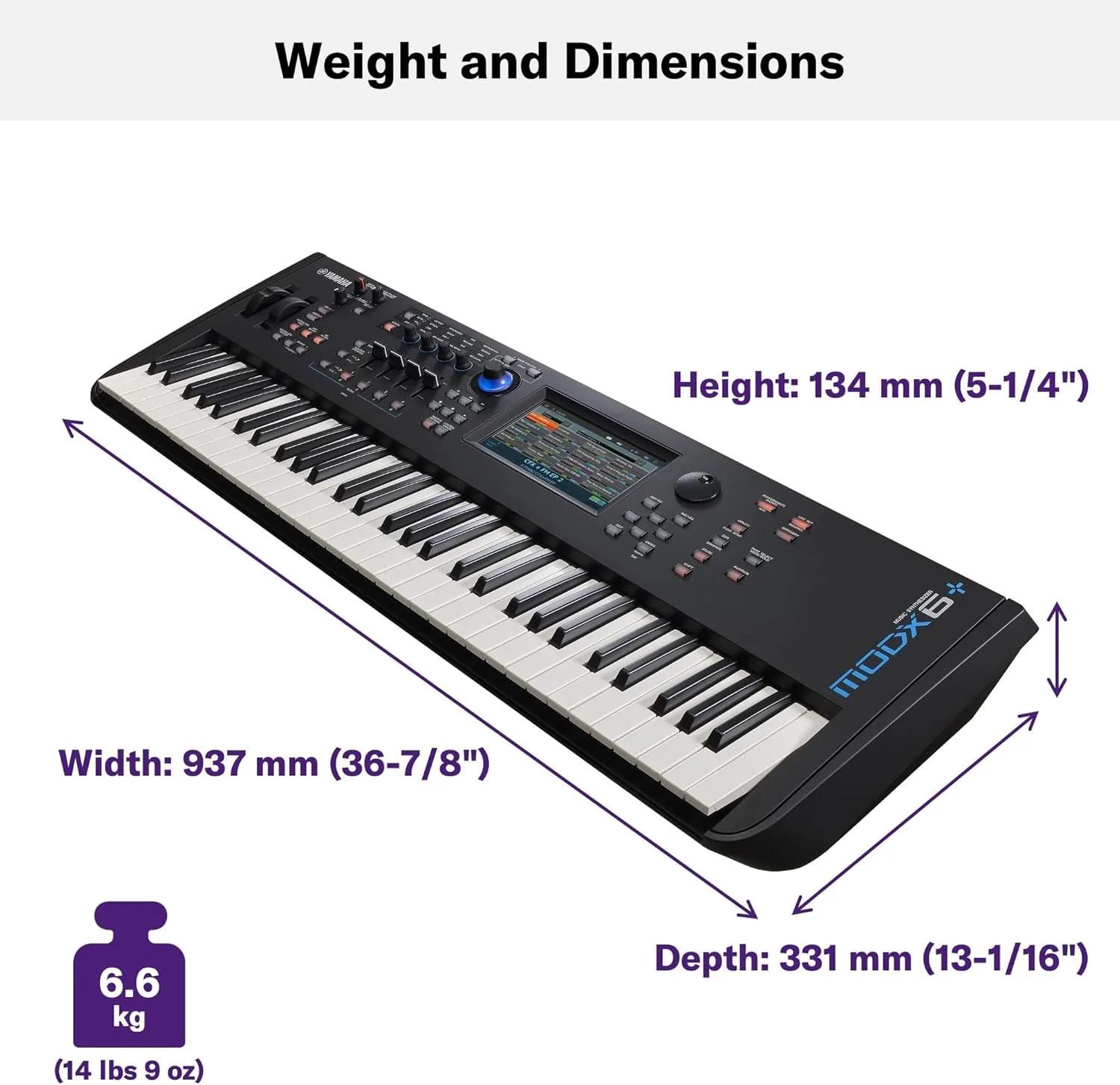 Yamaha MODX6+ 61-Key Synthesizer (Certified Refurbished) - Image 7