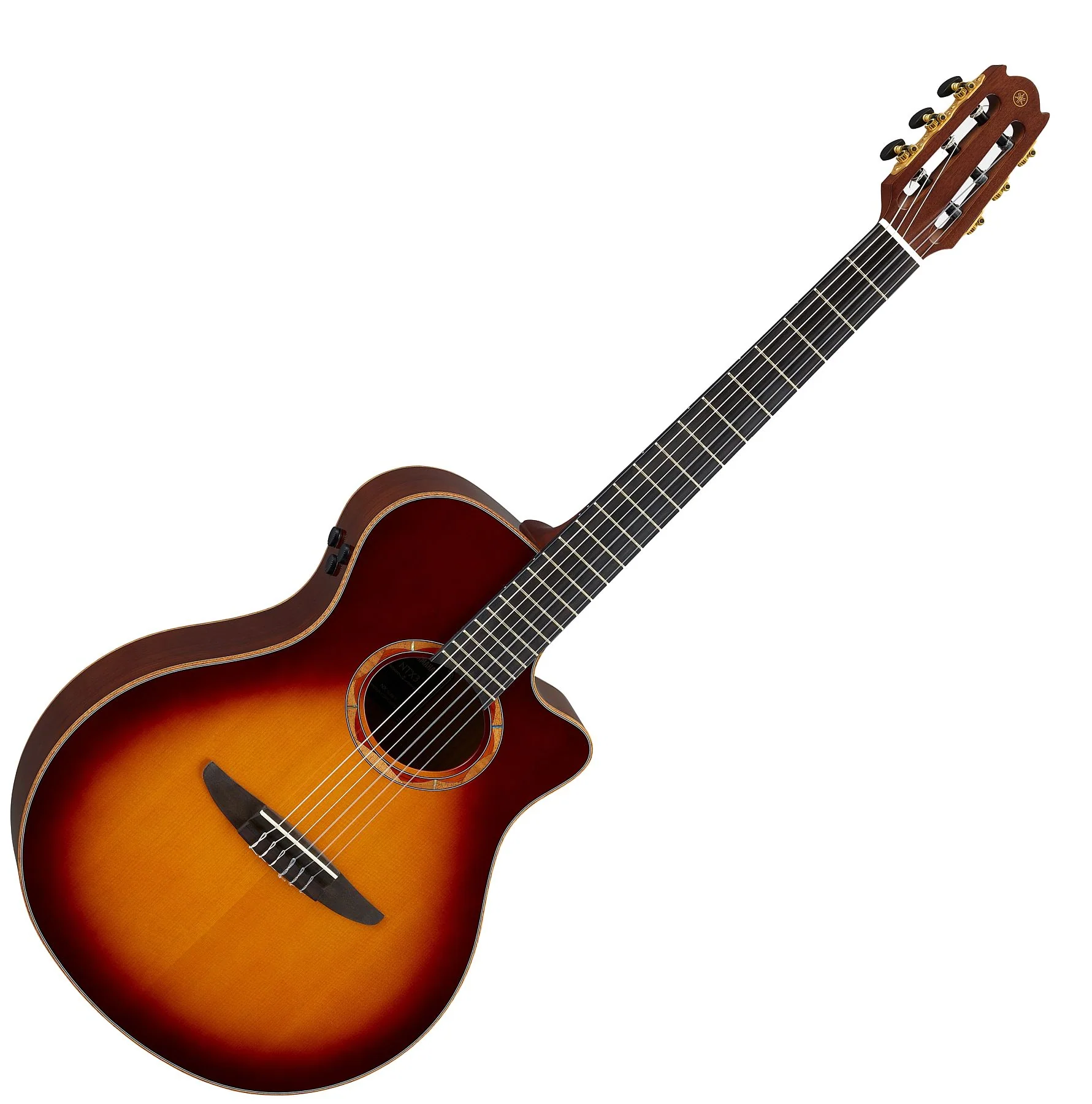 Yamaha NTX3 BS 6-Nylon String RH Acoustic Electric Classical Guitar - Brown Sunburst (Certified Refurbished) - Image 2