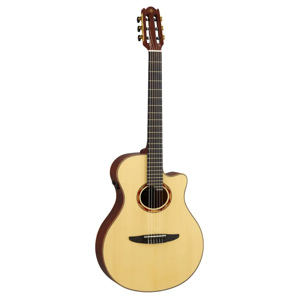 Yamaha NTX5 Natural Cutaway Body All-Solid Acoustic-Electric Nylon-String Guitar (Certified Refurbished) - Image 2