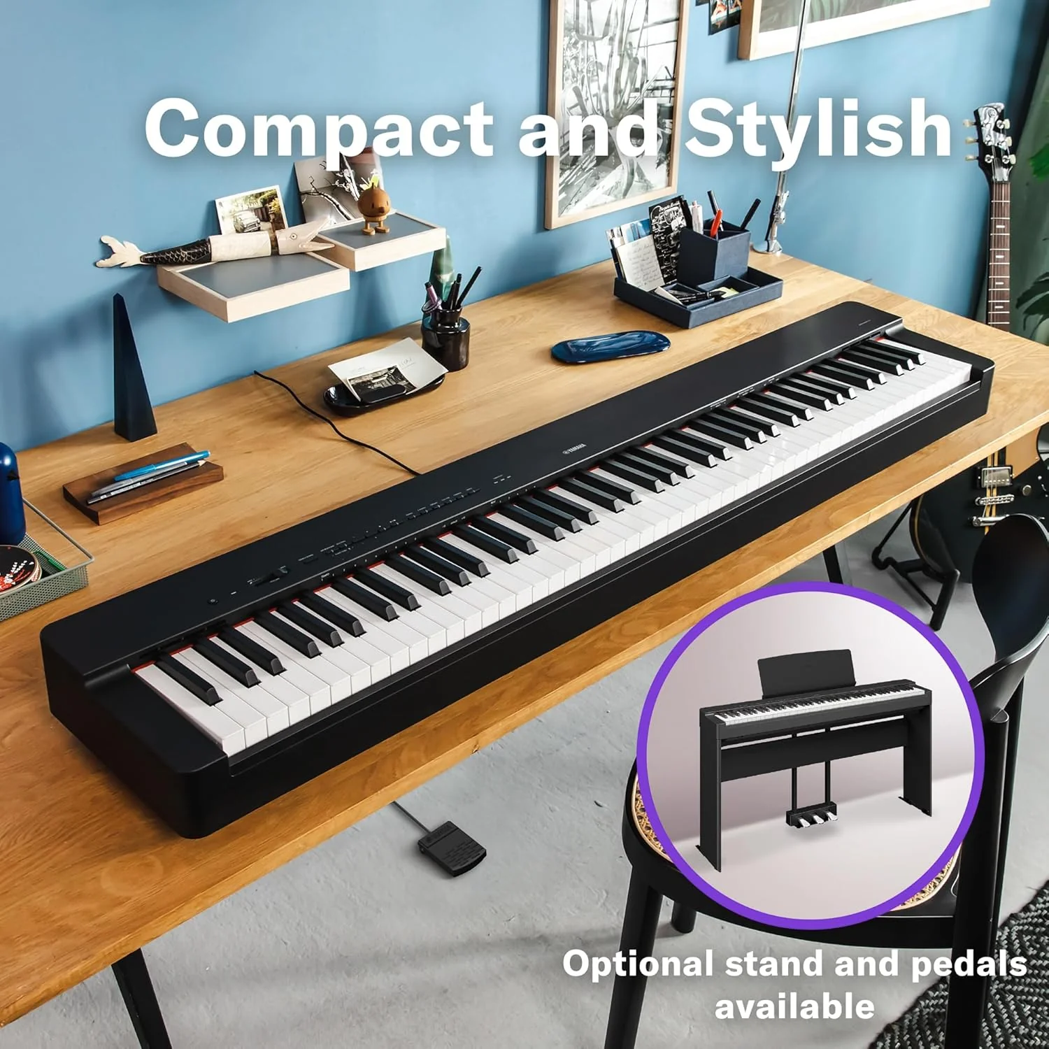 Yamaha P-225 88-Note Portable Digital Piano (Certified Refurbished) - Image 8
