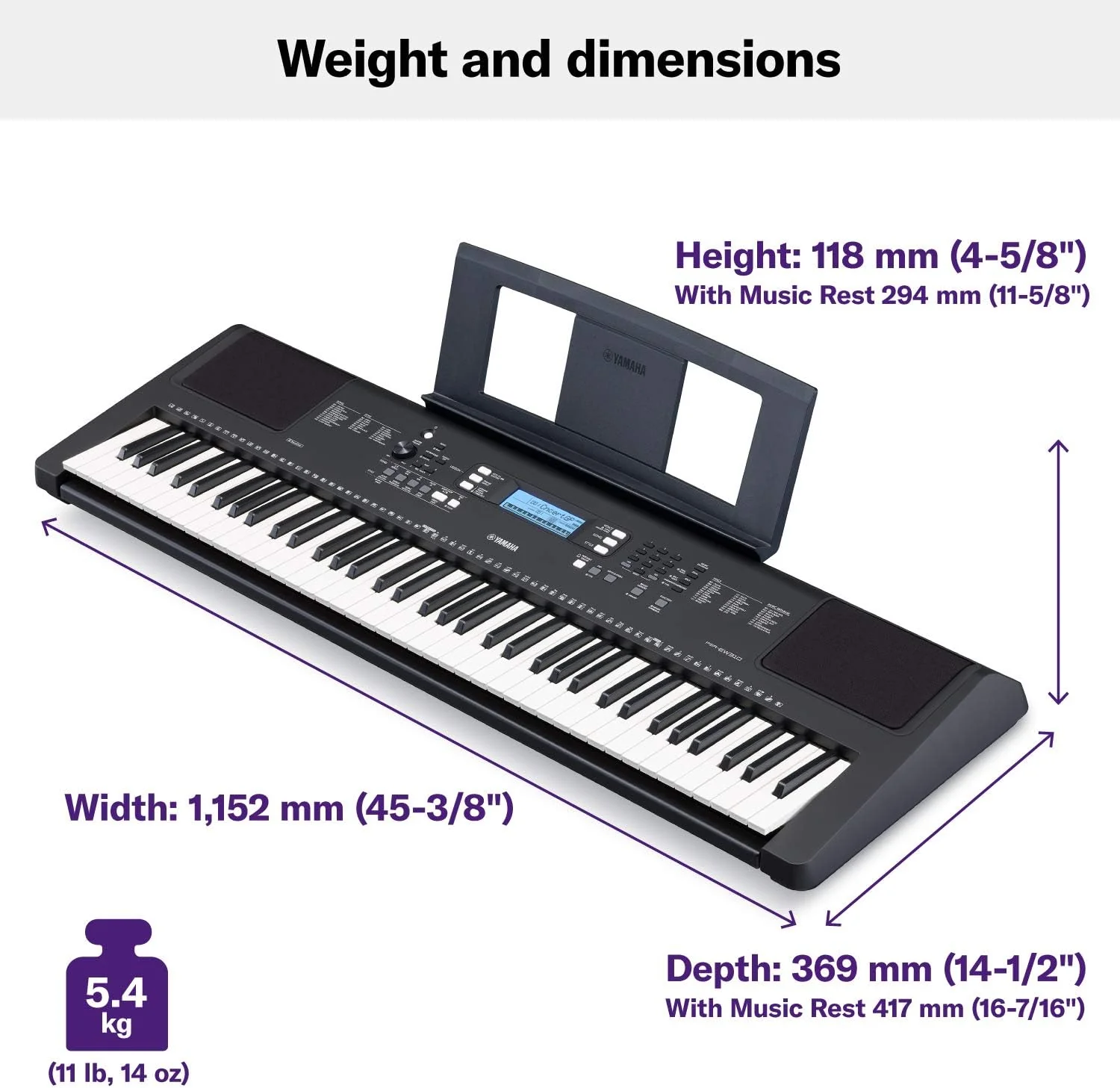 Yamaha PSR-EW310 76-key Portable Keyboard (Certified Refurbished) - Image 5