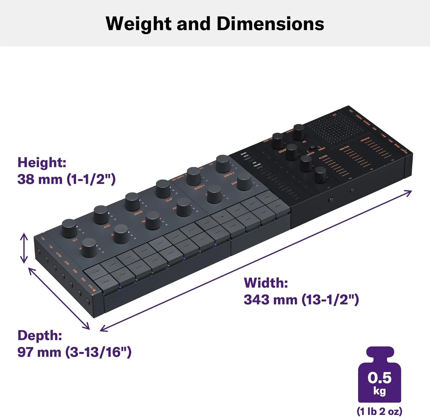 Yamaha SEQTRAK Music Creation Station, Sequencer, Drums, Synth & Sampler, 2000 Presets, Built-in Speaker & Mic, Visualizer, Rechargeable Battery, Bluetooth, Wi-Fi, USB-C (Certified Refurbished) - Image 7